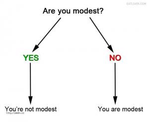 are you modest