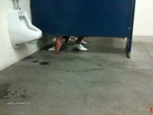 In public toilet