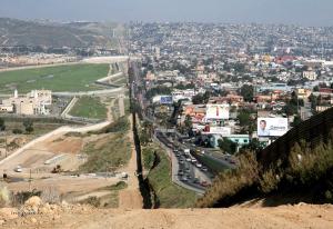 hranice Mexico USA