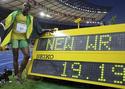  Rekord 200 m - Usain Bolt - 19,19 s 