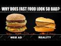  Jídlo z fast food vs. reklama 
