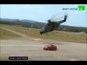  Porsche vs. vojenská helikoptéra 