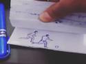  Messi - Kreslená animace v notesu 
