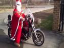      Santa a machrovinky s motorkou     