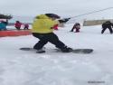        Poprvé na snowboardu       