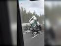   Hrozivá nehoda kamionu  