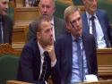  Dánská premiérka rozesmála parlament 