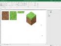      Minecraft logo v Excelu     