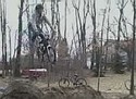 Nepovedený skok na kole