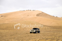 Jeep a zábava na poušti