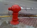 USA - Uražený hydrant při nehodě