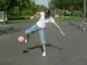 Borec - Dívčí freestyle s míčem