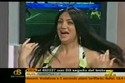 Vyvinutá žena v italské televizi