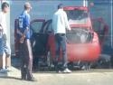 Slovák umyl auto zevnitř vapkou