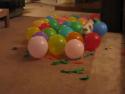 Pes v baloncích
