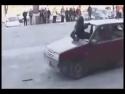 Ruská zásahovka - zastavení vozidla