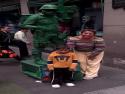 Pouliční show - Voják z Toy Story