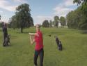 Frustrovaná golfistka vs. dron