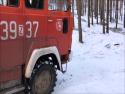 Polští hasiči jedou k zásahu