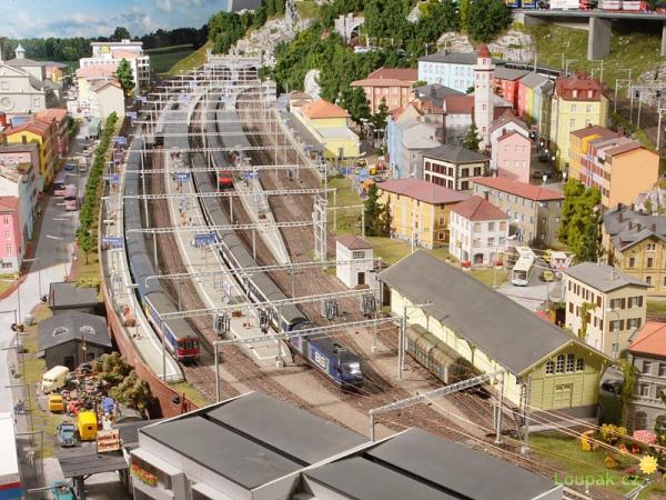 Modelová železnice - Švýcarsko