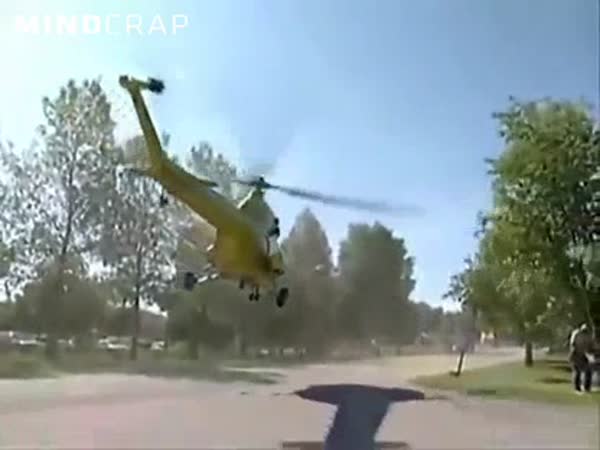 Parkování vrtulníku [fail]