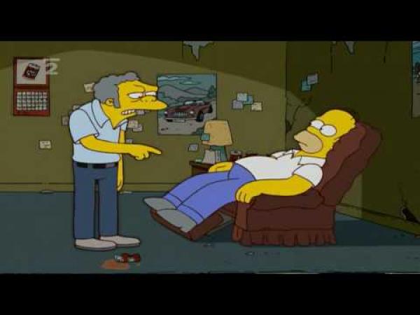 Simpsonovi - Vočkovo masážní křeslo