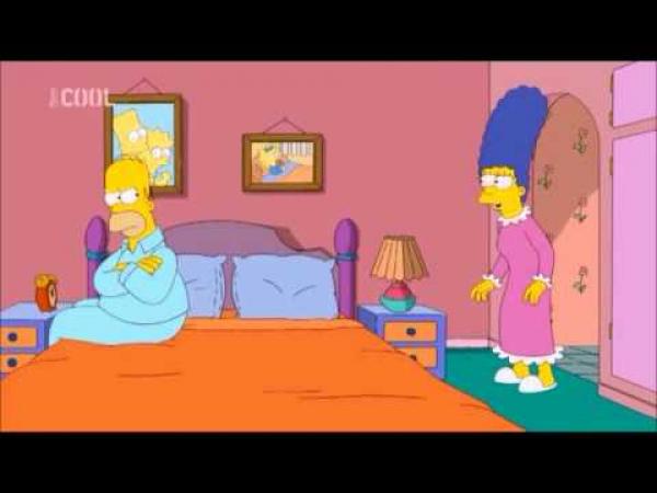 Simpsonovi - Čůrání ve sprše