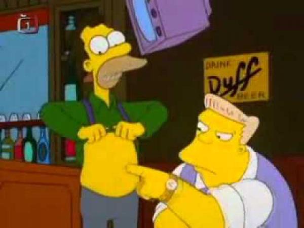 Simpsonovi - Posilovač břišních svalů