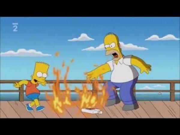 Simpsonovi - Ohnivý kebab