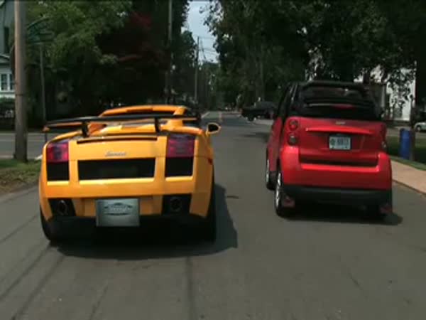 Lamborghini vs. Smart