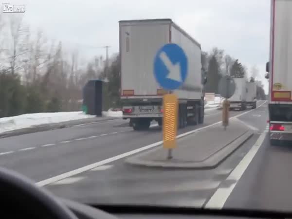 Polsko - Idioti v kamionech