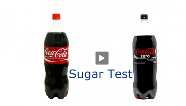 Coca Cola vs Cola Zero - obsah cukru