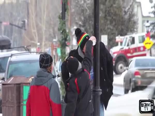       Nachytávka - přimrazený jazyk      