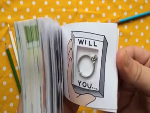       Komiksová žádost o ruku      