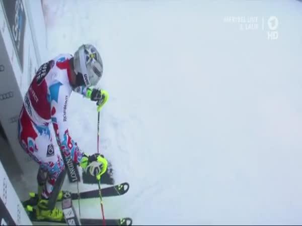   Vychytaný start na lyžích     