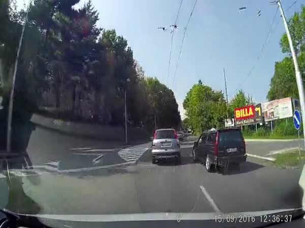 Slovensko - Nezodpovědný řidič