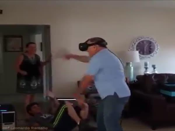   Senior a virtuální realita (VR)    