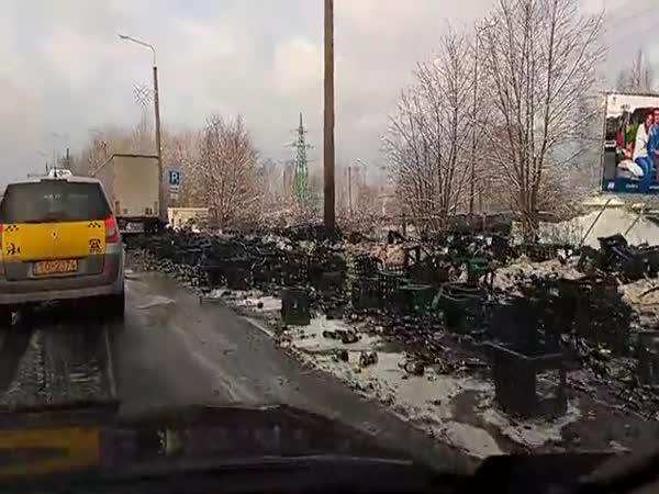 Tragédie na silnici v ruském stylu