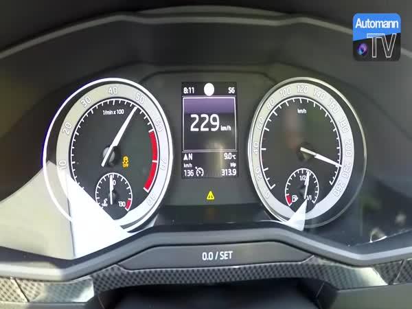 Škoda Superb Sportline - 0-260 km/h