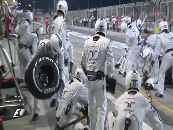 F1 - přezutí pnematik