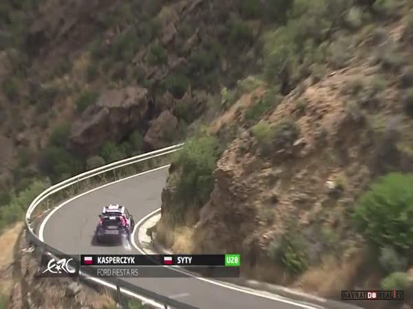       Rally nehoda na Kanárských ostrovech    