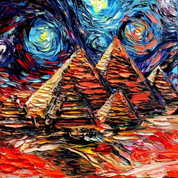       GALERIE – Obrazy inspirované Van Goghem #3      