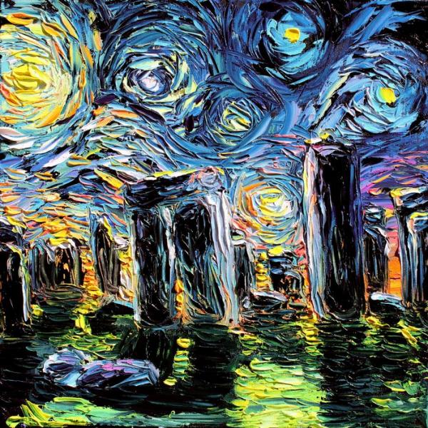      Obrazy inspirované Van Goghem #5      