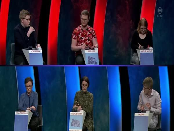       Naštvaně odešel z vědomostní soutěže      