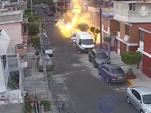     Výbuch plynu v Mexiku    