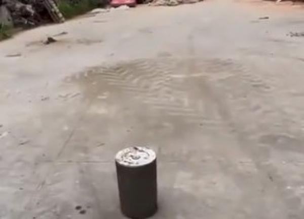       Čištění filtru pomocí petardy      